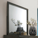 Carine II Gray Mirror - Ornate Home