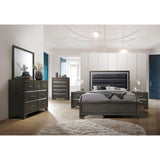 Carine II Gray Nightstand - Ornate Home