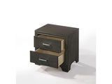 Carine II Gray Nightstand - Ornate Home