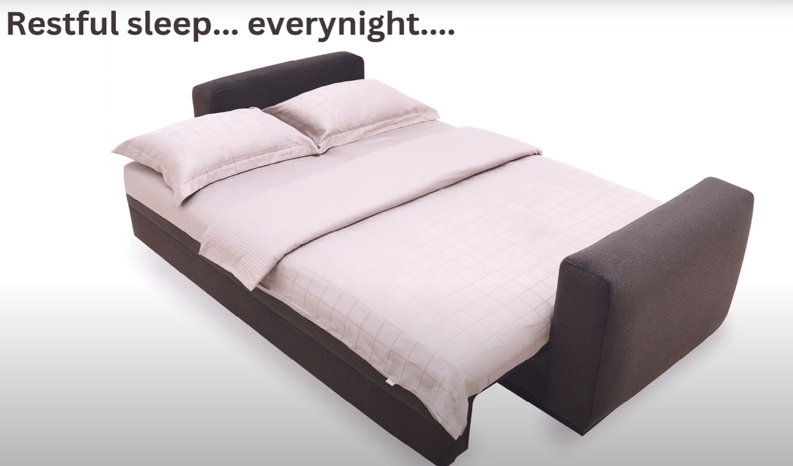 Carino Gray Flannel Queen Sleeper Sofa - Ornate Home