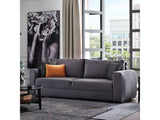 Carino Gray Flannel Queen Sleeper Sofa - Ornate Home