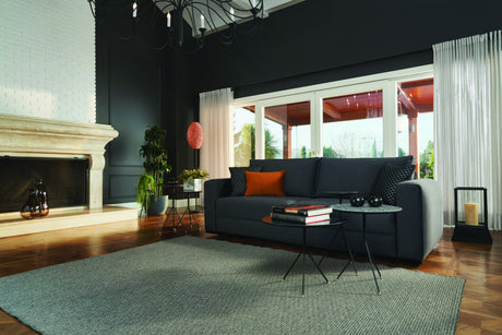 Carino Gray Flannel Sofa Bed - Ornate Home