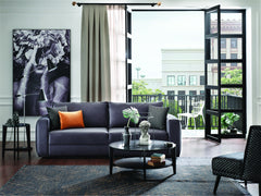 Carino Gray Flannel Sofa Bed - Ornate Home