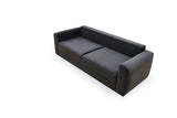 Carino Gray Flannel Sofa Bed - Ornate Home