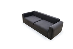 Carino Gray Flannel Sofa Bed - Ornate Home