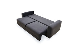 Carino Gray Flannel Sofa Bed - Ornate Home