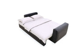 Carino Gray Flannel Sofa Bed - Ornate Home