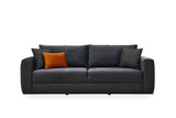 Carino Gray Flannel Sofa Bed - Ornate Home