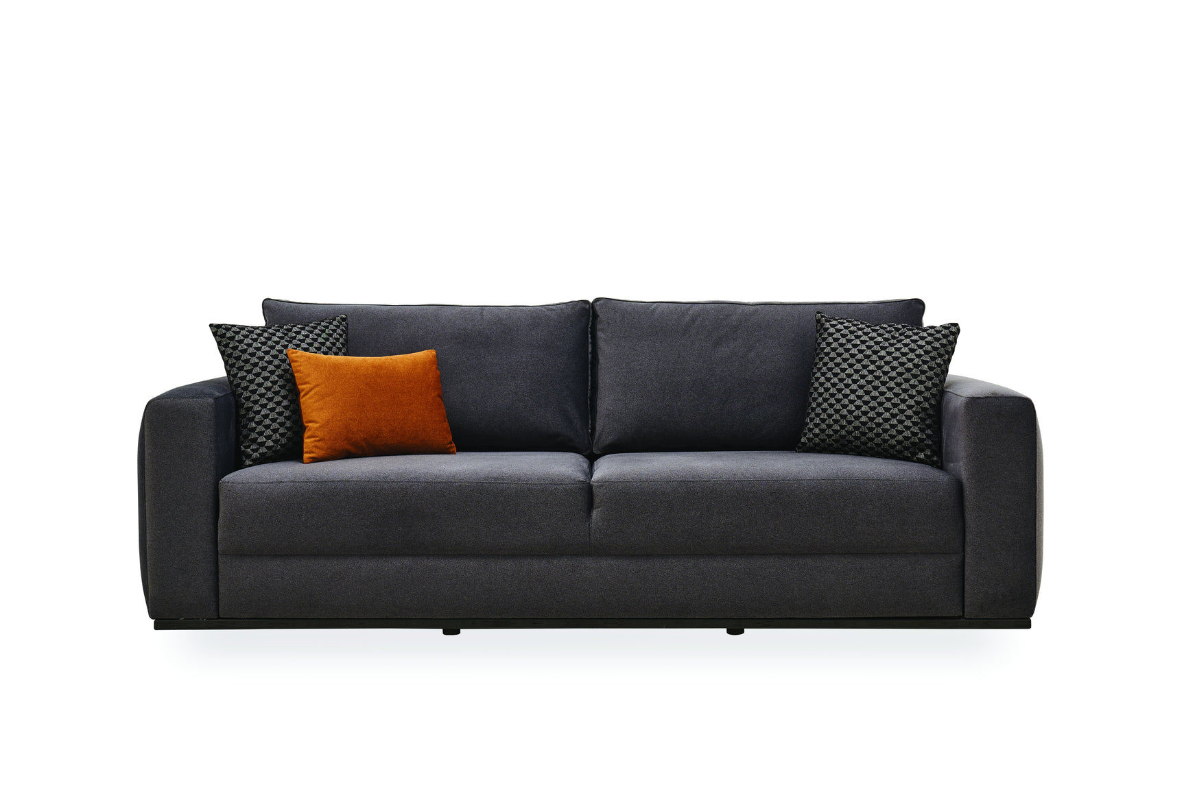 Carino Gray Flannel Sofa Bed - Ornate Home