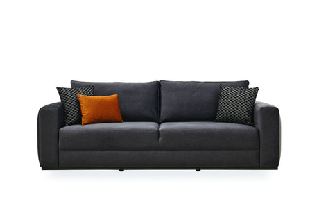 Carino Gray Flannel Sofa Bed - Ornate Home