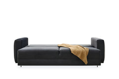 Carino Gray Flannel Sofa Bed - Ornate Home