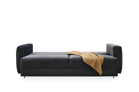 Carino Gray Flannel Sofa Bed - Ornate Home