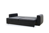 Carino Gray Flannel Sofa Bed - Ornate Home