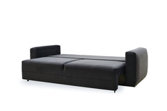 Carino Gray Flannel Sofa Bed - Ornate Home