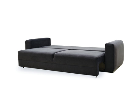 Carino Gray Flannel Sofa Bed - Ornate Home