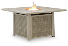 Carisbo Beige Fire Pit Table - Ornate Home