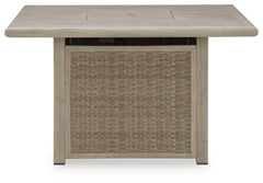 Carisbo Beige Fire Pit Table - Ornate Home