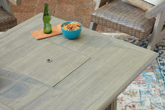 Carisbo Beige Fire Pit Table - Ornate Home