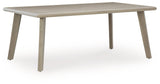 Carisbo Beige-Outdoor Dining Table - Ornate Home