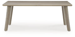 Carisbo Beige-Outdoor Dining Table - Ornate Home