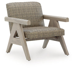 Carisbo Beige-Outdoor Rocking Lounge Chair - Ornate Home