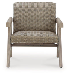Carisbo Beige-Outdoor Rocking Lounge Chair - Ornate Home