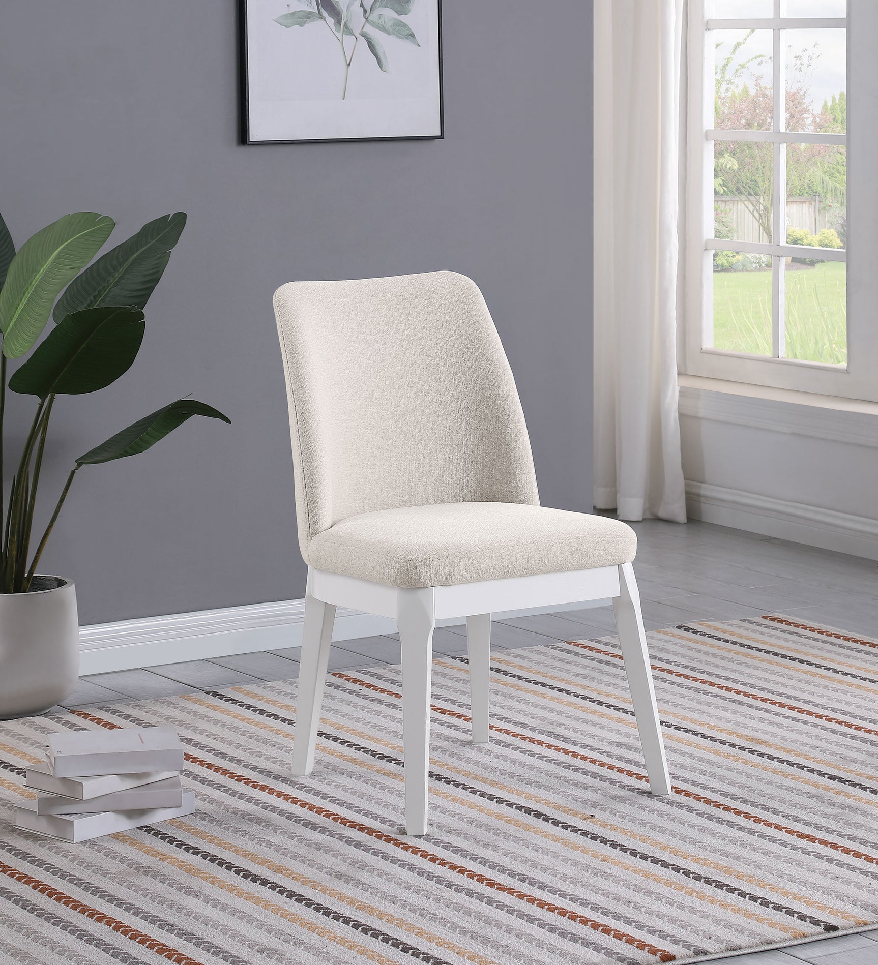 Carissa Beige Side Chair (Set of 2) - Ornate Home