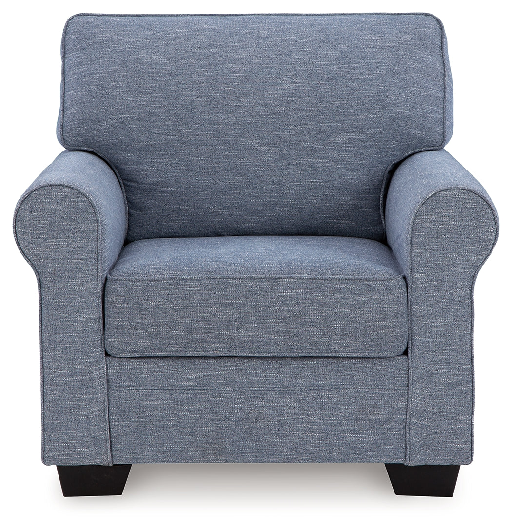Carissa Manor Denim Chair - Ornate Home