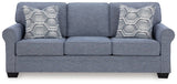 Carissa Manor Denim Queen Sofa Sleeper - Ornate Home
