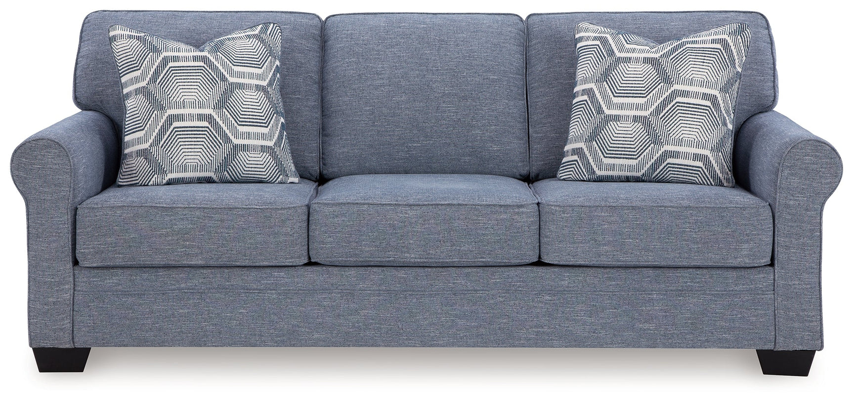 Carissa Manor Denim Queen Sofa Sleeper - Ornate Home