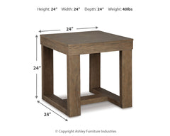 Cariton Gray End Table - Ornate Home