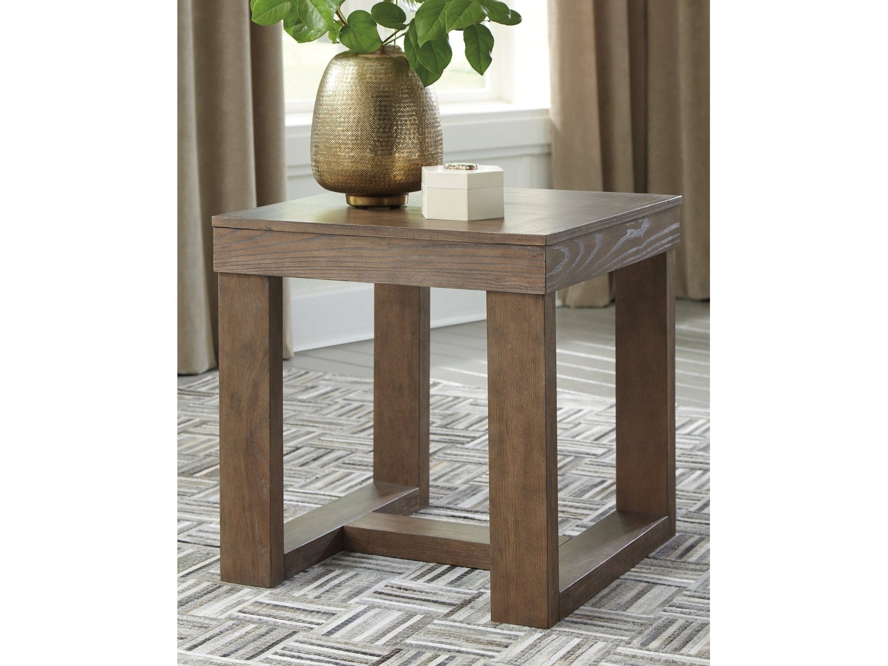 Cariton Gray End Table (Online Special Price) - Ornate Home