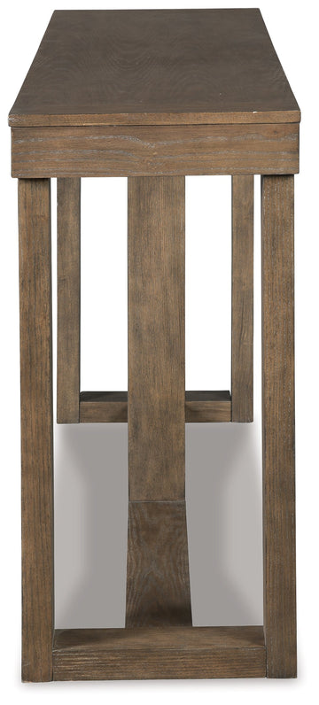 Cariton Gray Sofa/Console Table - Ornate Home