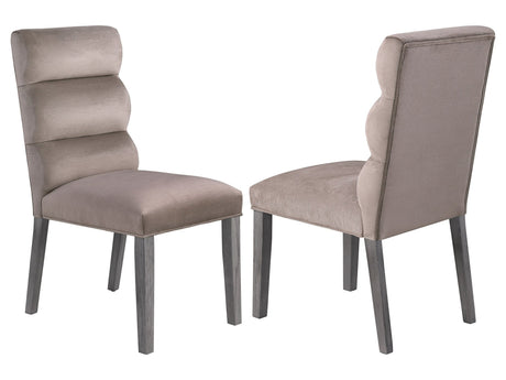 Carla Ash Side Chair (Set of 2) - Ornate Home