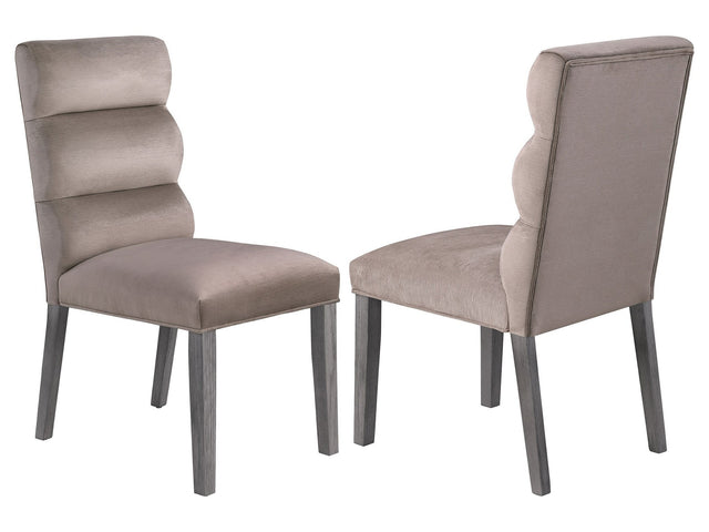 Carla Ash Side Chair (Set of 2) - Ornate Home