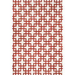 Carla Ivory/Rust Medium Area Rug - Ornate Home