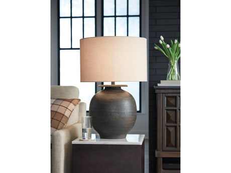 Carlenbury Antique Brown Table Lamp (Online Special Price) - Ornate Home