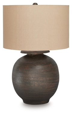 Carlenbury Antique Brown Table Lamp - Ornate Home