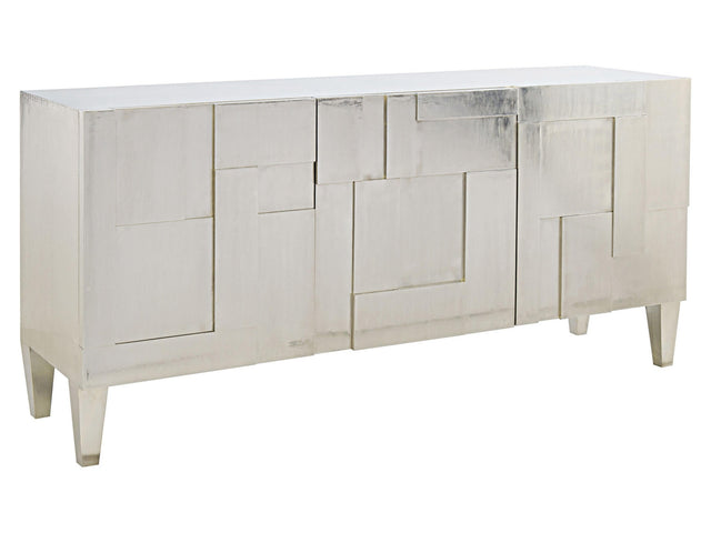 Carleton German Silver Entertainment Credenza - Ornate Home