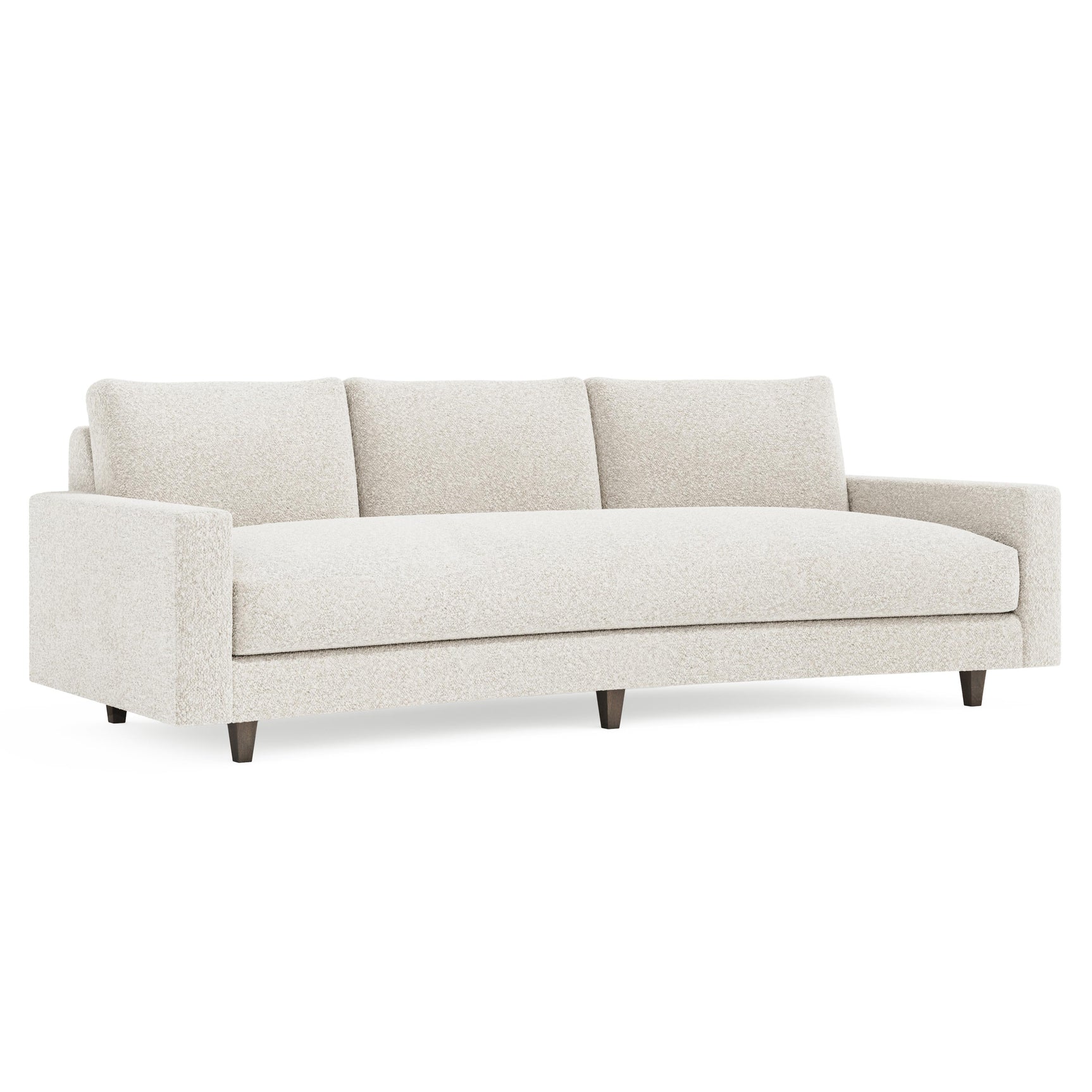 Carlie Portobello Sofa Without Pillows - Ornate Home