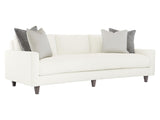 Carlie White/Cream Fabric Sofa - Ornate Home