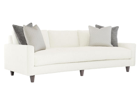 Carlie White/Cream Fabric Sofa - Ornate Home
