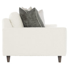 Carlie White/Cream Fabric Sofa - Ornate Home