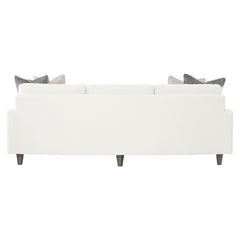 Carlie White/Cream Fabric Sofa - Ornate Home