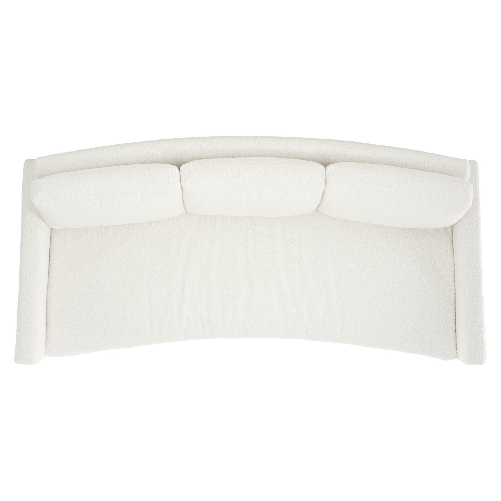 Carlie White/Cream Fabric Sofa - Ornate Home