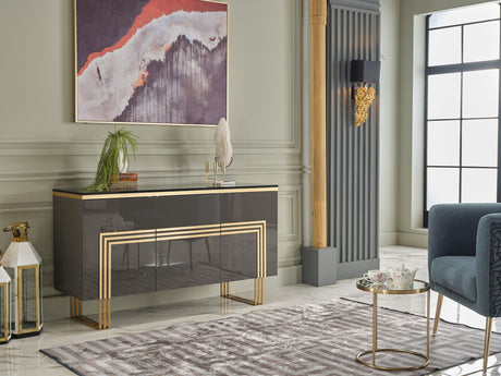 Carlino 3 Door Media Console - Ornate Home