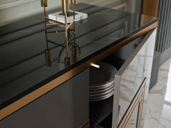 Carlino 3 Door Media Console - Ornate Home