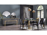 Carlino Duca Black Dining Chair - Ornate Home