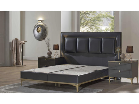 Carlino Gray Queen Foundation - Ornate Home