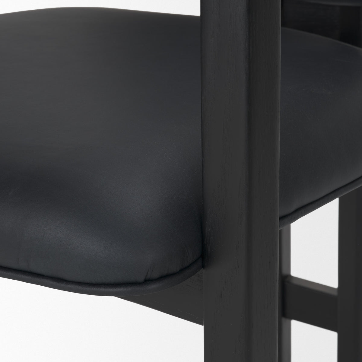 Carlisle Black Curved Back Dining Arm Chair